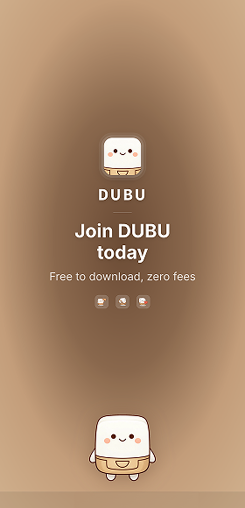 DUBU app screen